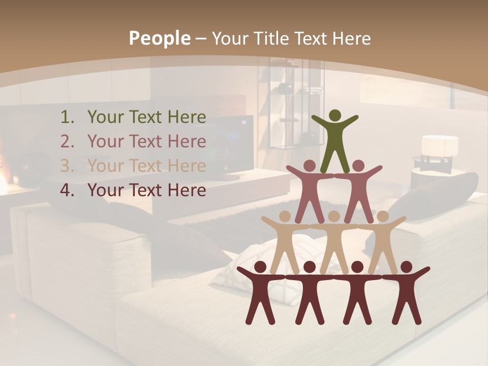 Holiday Colour House PowerPoint Template