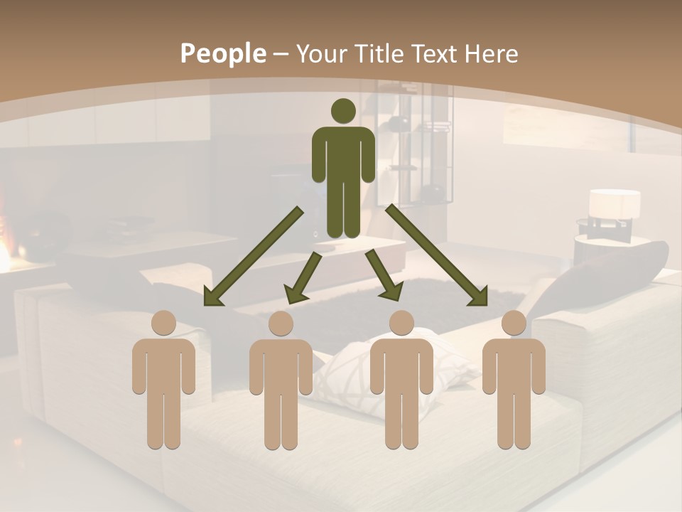 Holiday Colour House PowerPoint Template