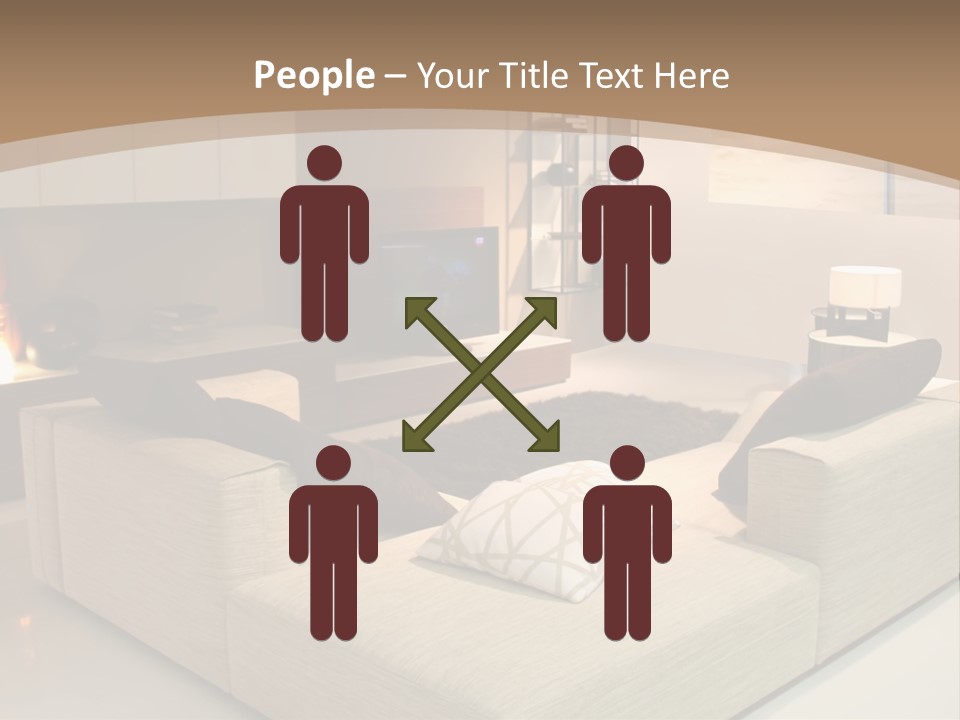 Holiday Colour House PowerPoint Template