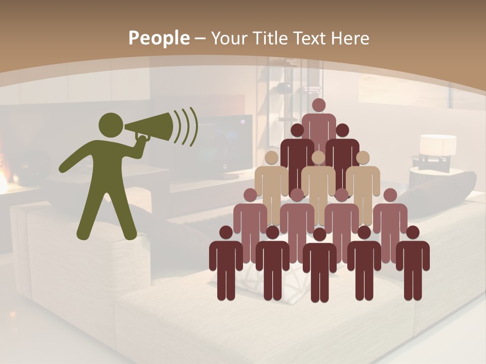 Holiday Colour House PowerPoint Template