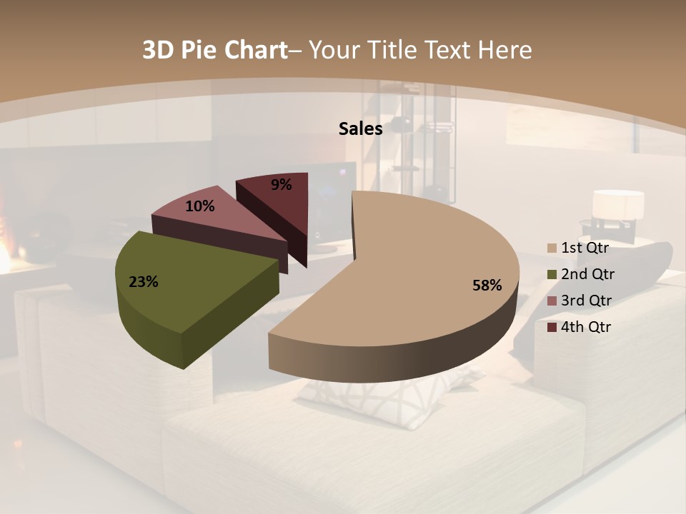 Holiday Colour House PowerPoint Template