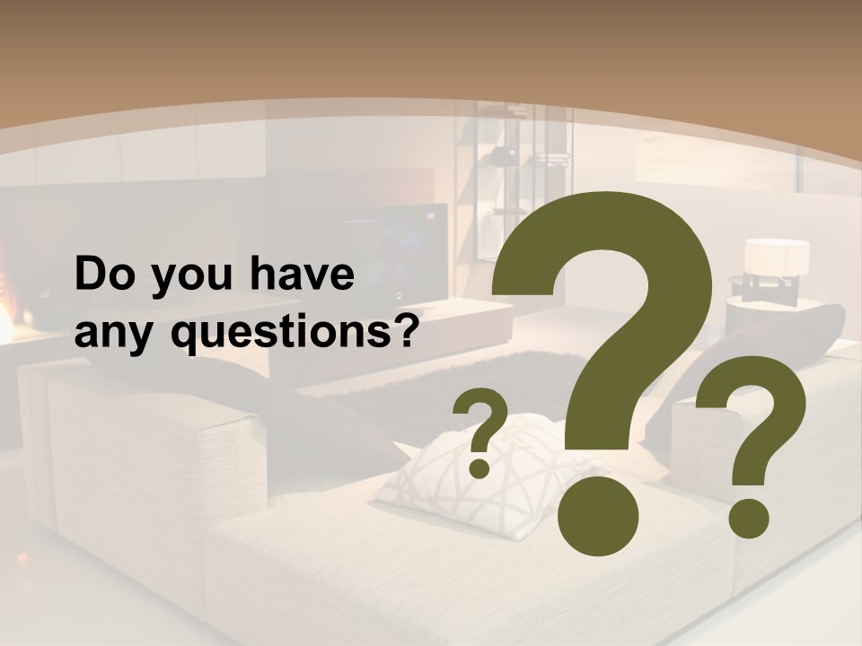 Holiday Colour House PowerPoint Template