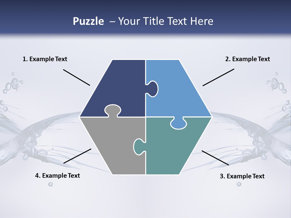 Cool Camouflaged Swim PowerPoint Template