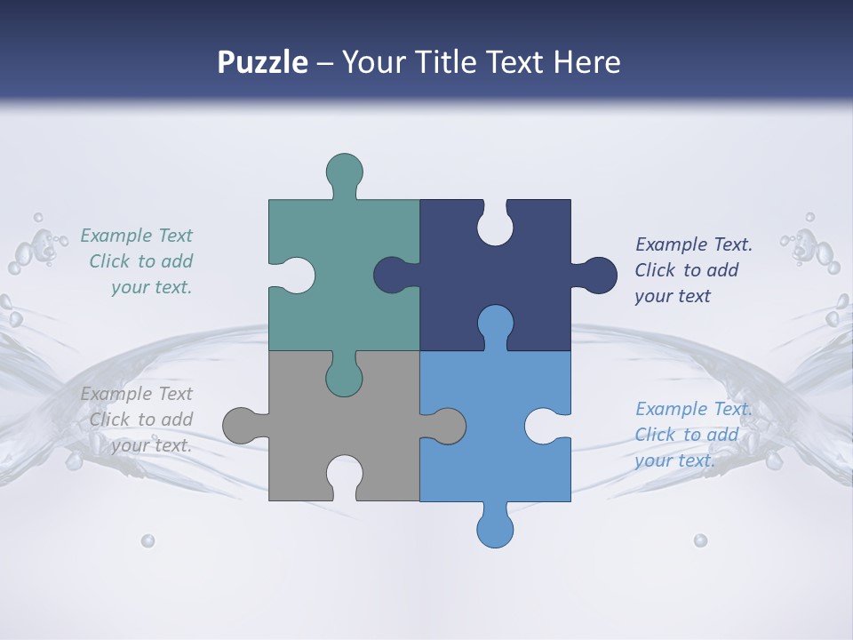 Cool Camouflaged Swim PowerPoint Template