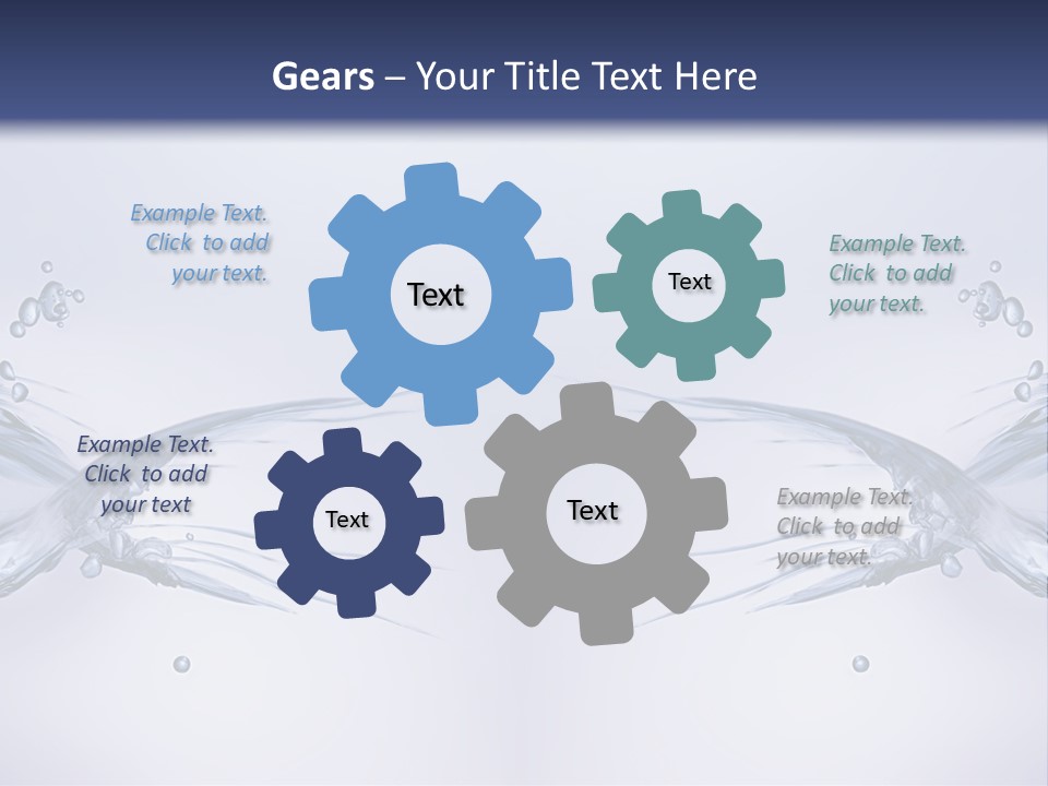 Cool Camouflaged Swim PowerPoint Template