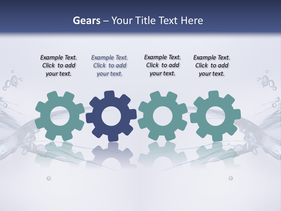 Cool Camouflaged Swim PowerPoint Template