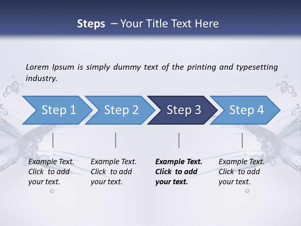 Cool Camouflaged Swim PowerPoint Template