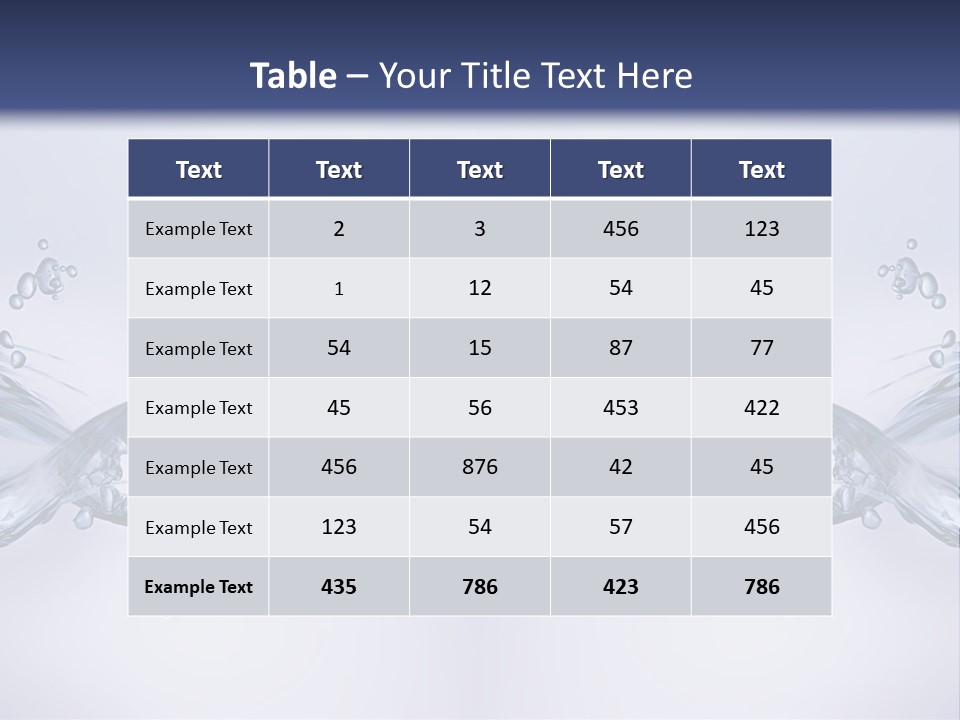 Cool Camouflaged Swim PowerPoint Template