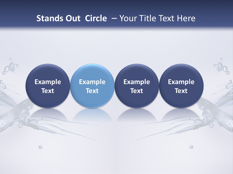 Cool Camouflaged Swim PowerPoint Template