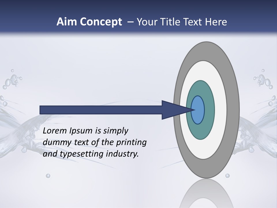 Cool Camouflaged Swim PowerPoint Template