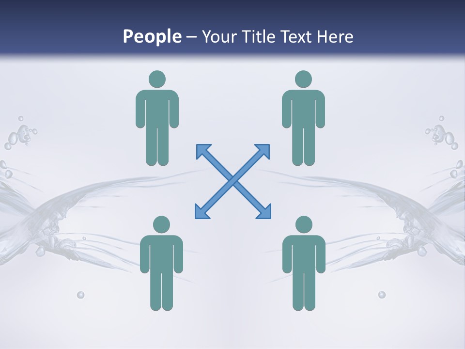 Cool Camouflaged Swim PowerPoint Template