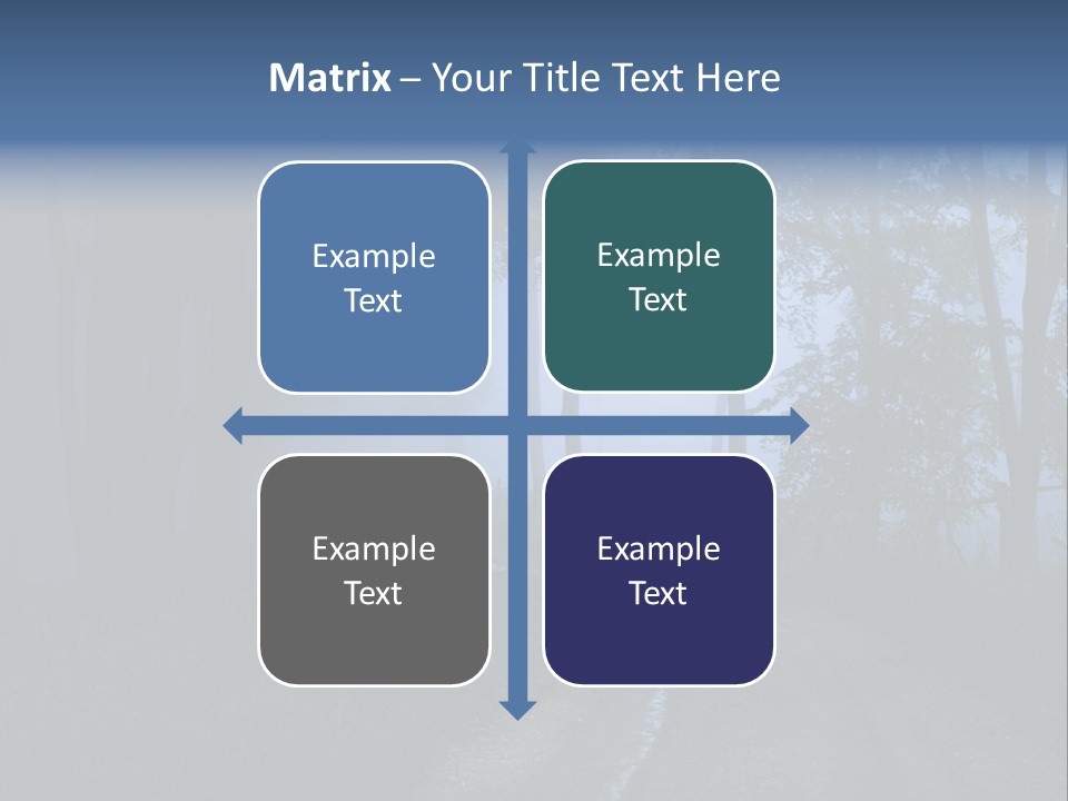 Camping Leaf Misty PowerPoint Template