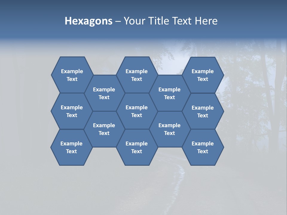 Camping Leaf Misty PowerPoint Template
