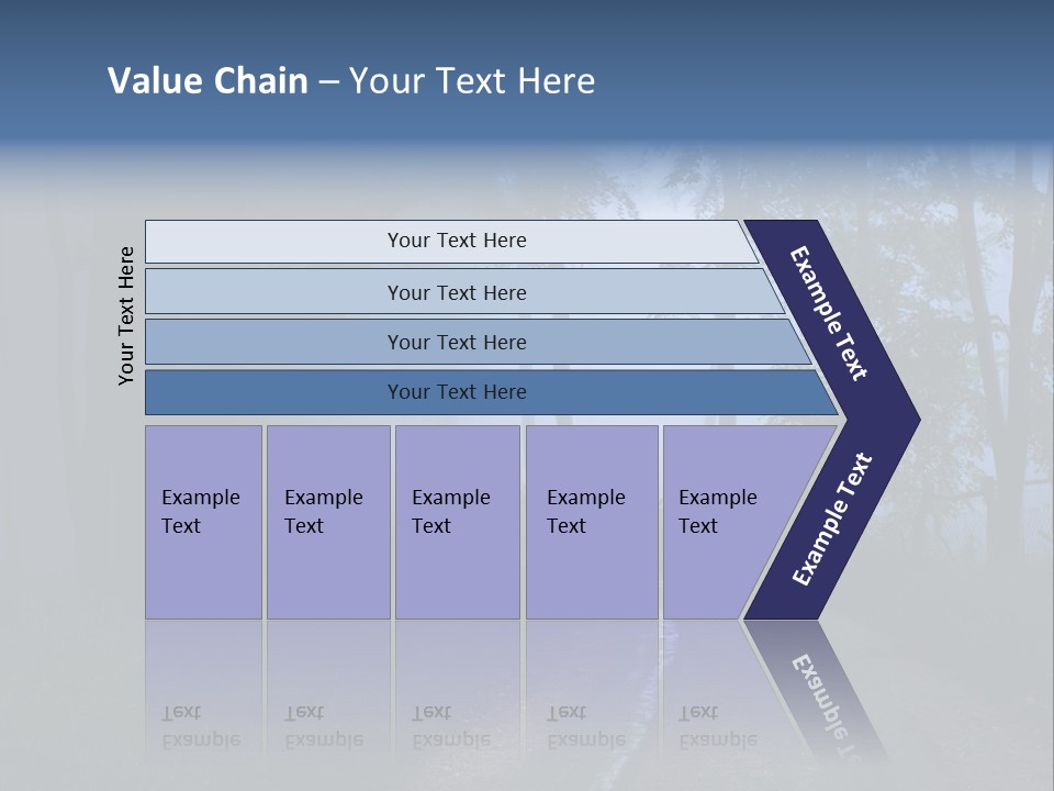 Camping Leaf Misty PowerPoint Template