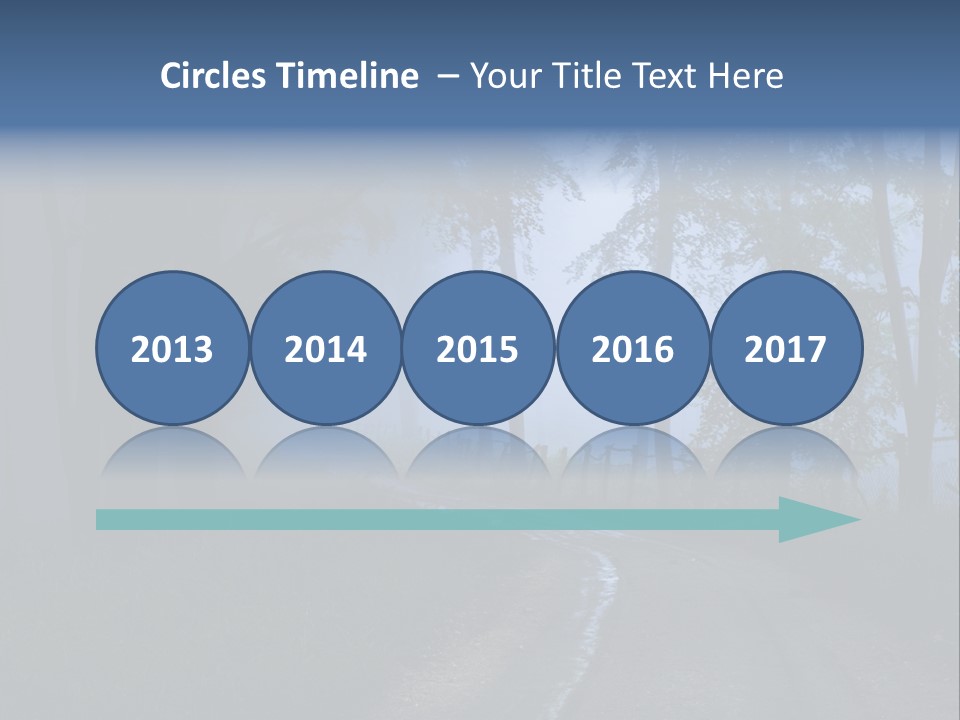 Camping Leaf Misty PowerPoint Template
