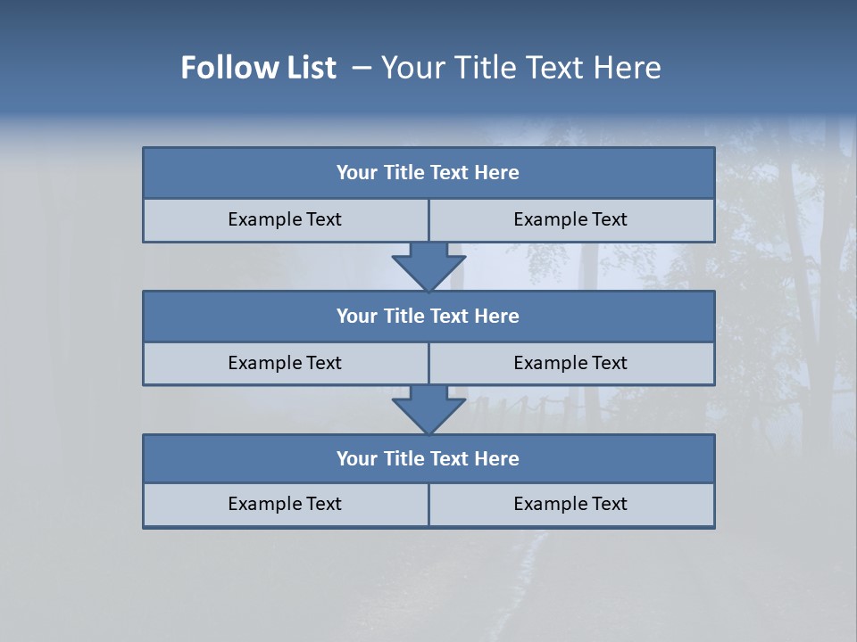 Camping Leaf Misty PowerPoint Template