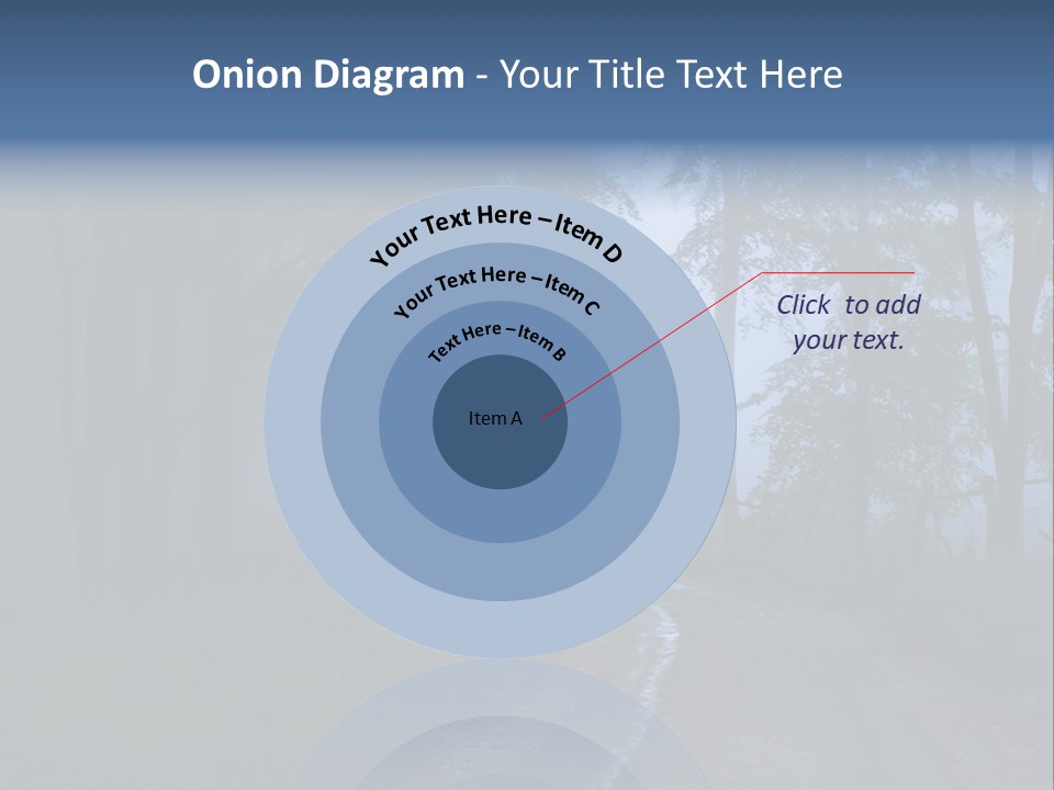 Camping Leaf Misty PowerPoint Template