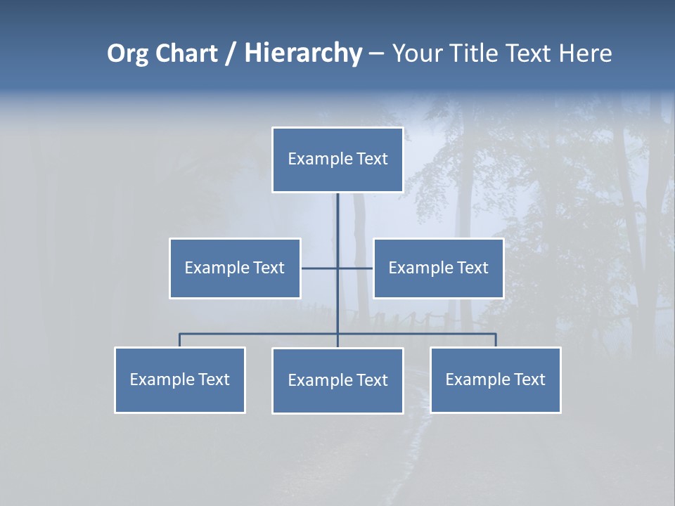 Camping Leaf Misty PowerPoint Template