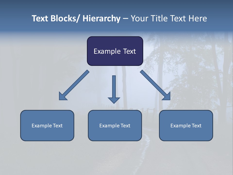 Camping Leaf Misty PowerPoint Template