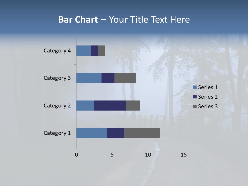 Camping Leaf Misty PowerPoint Template