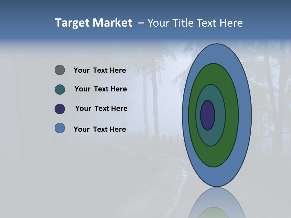 Camping Leaf Misty PowerPoint Template