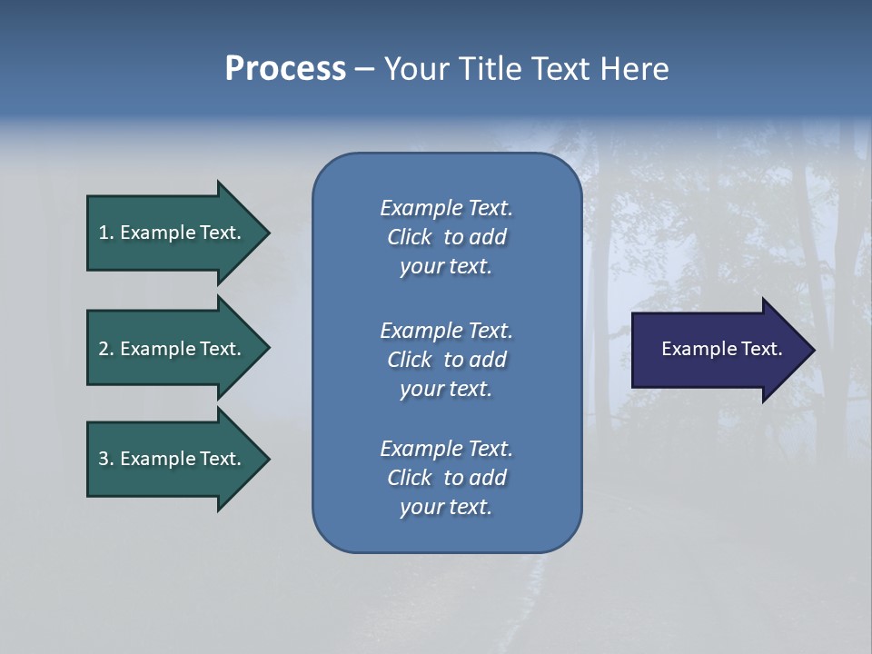 Camping Leaf Misty PowerPoint Template