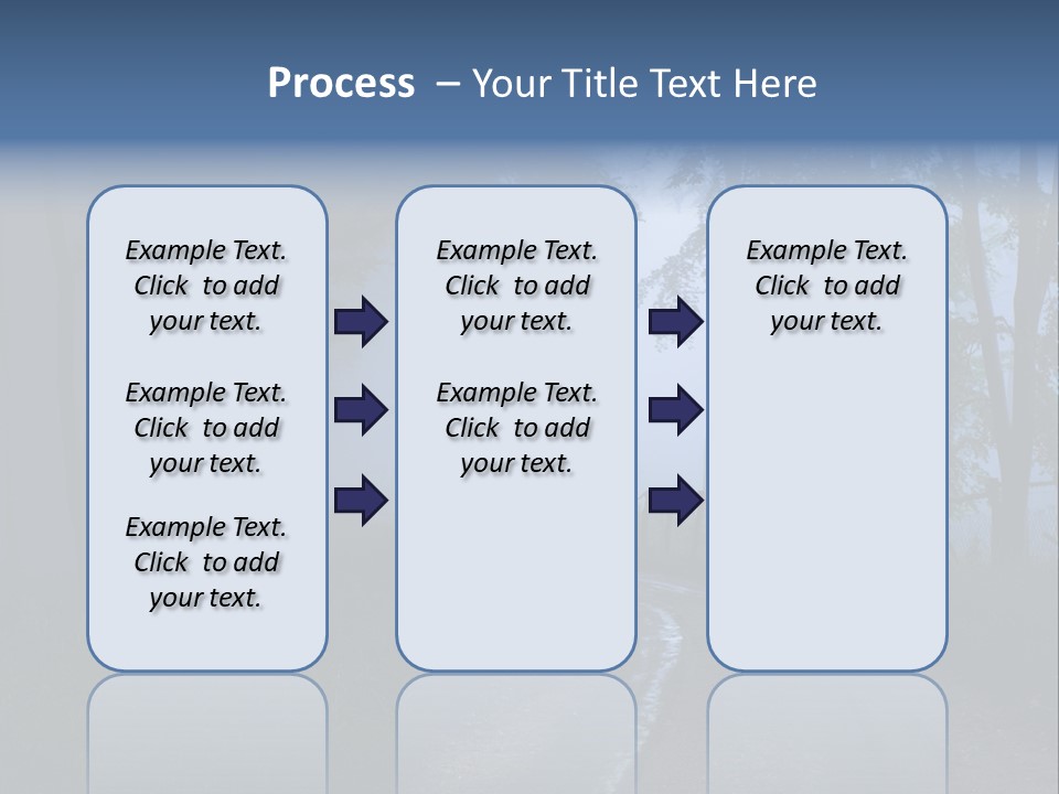 Camping Leaf Misty PowerPoint Template