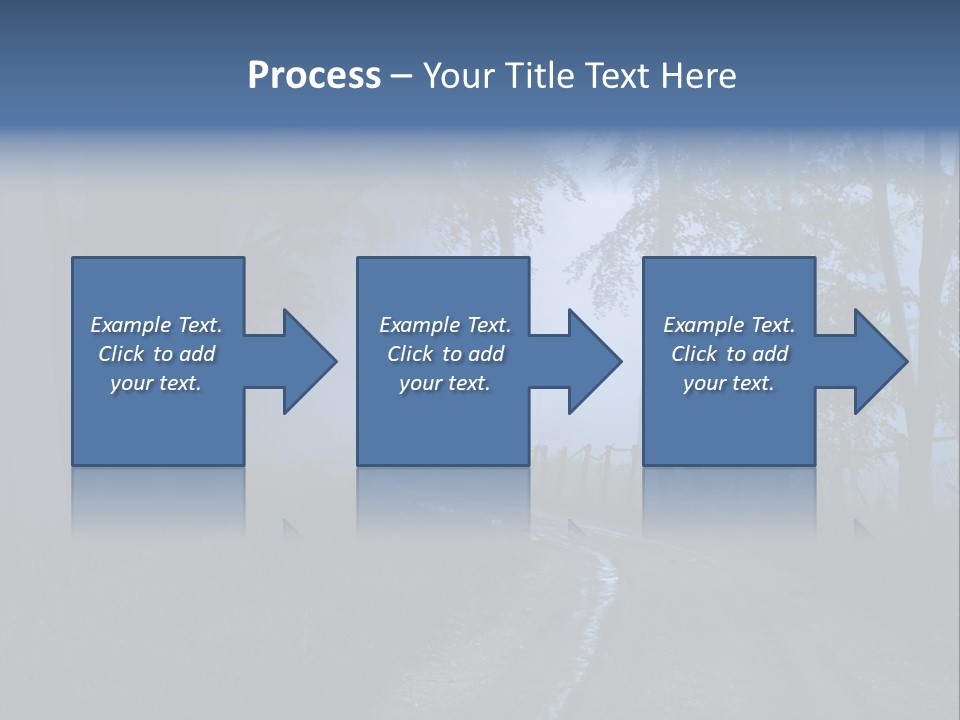 Camping Leaf Misty PowerPoint Template