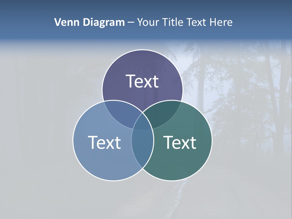 Camping Leaf Misty PowerPoint Template