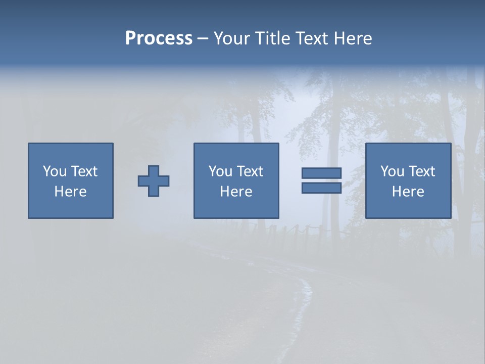 Camping Leaf Misty PowerPoint Template