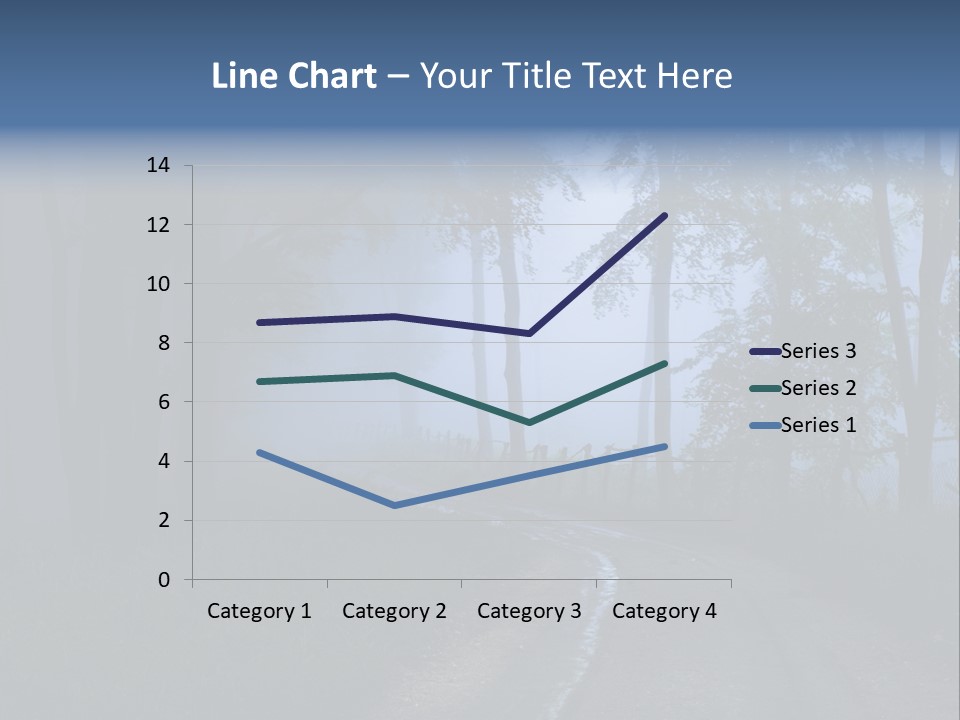 Camping Leaf Misty PowerPoint Template