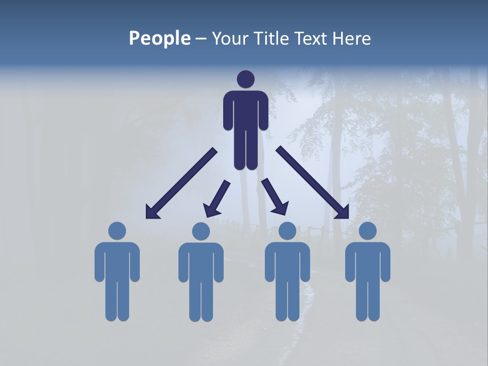 Camping Leaf Misty PowerPoint Template