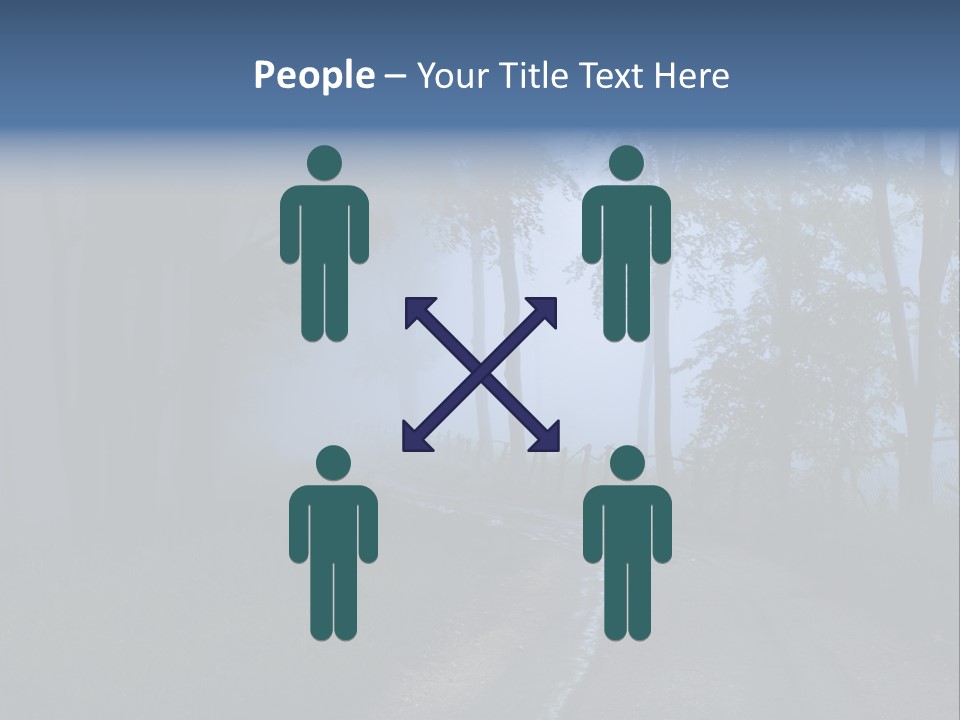 Camping Leaf Misty PowerPoint Template