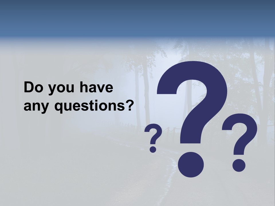 Camping Leaf Misty PowerPoint Template