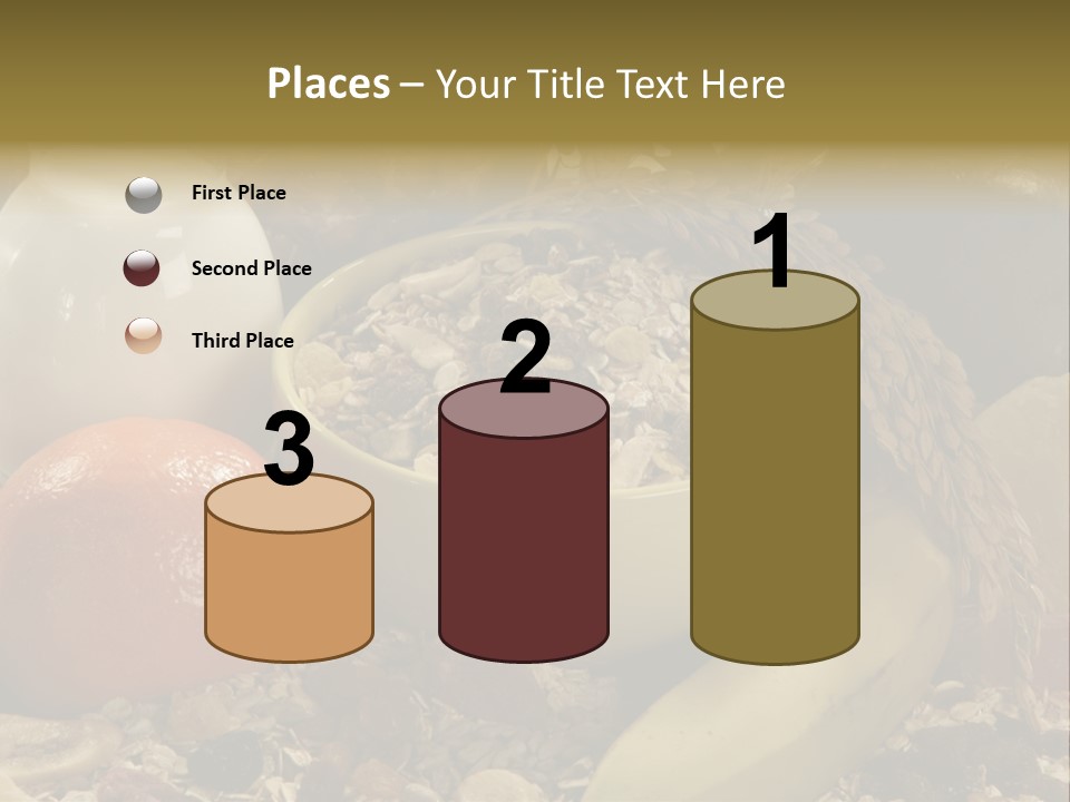 Diet Yogurt Cargo PowerPoint Template