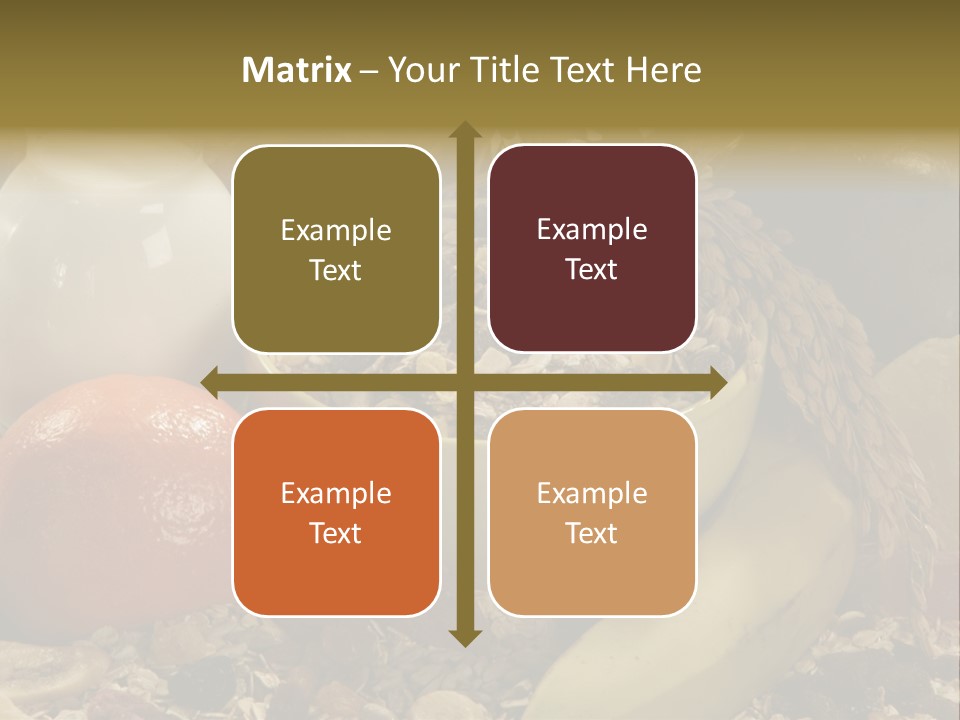 Diet Yogurt Cargo PowerPoint Template