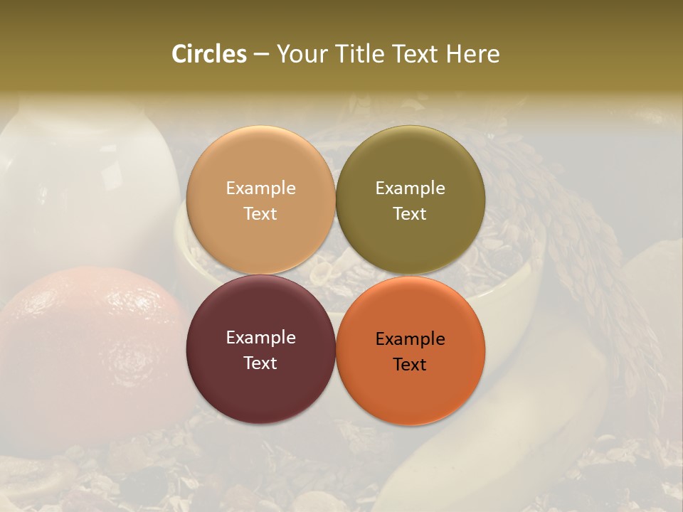 Diet Yogurt Cargo PowerPoint Template