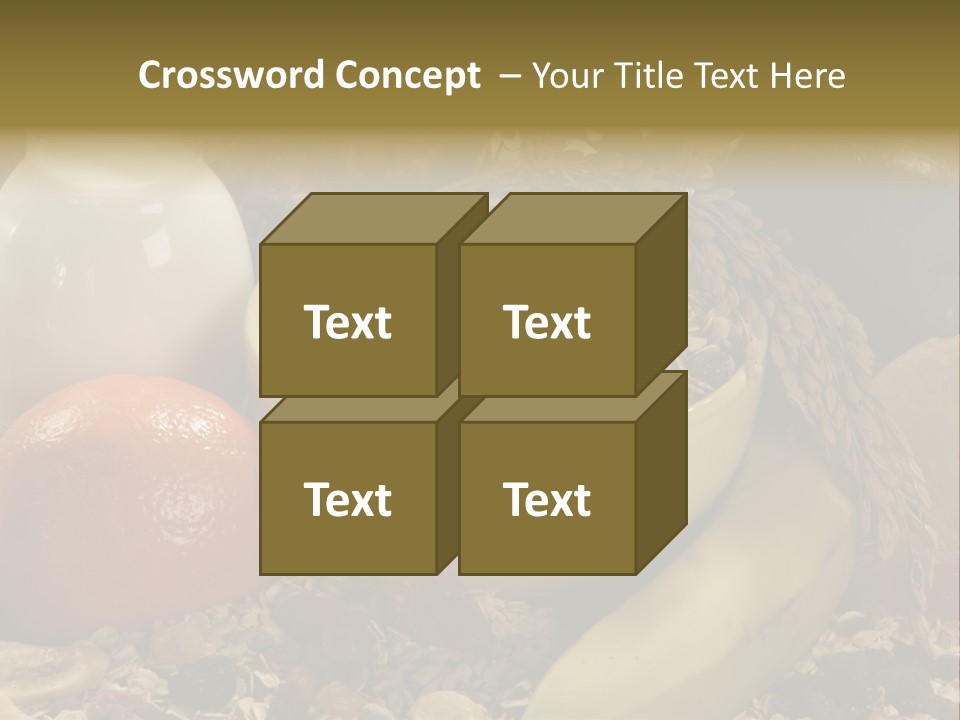 Diet Yogurt Cargo PowerPoint Template