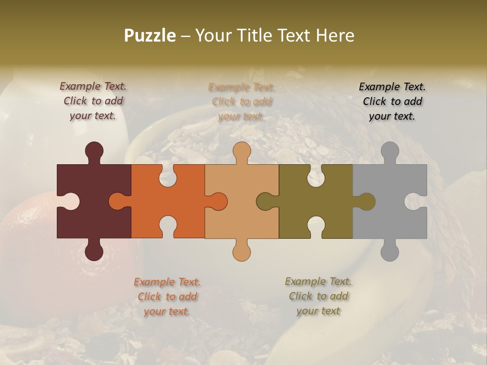 Diet Yogurt Cargo PowerPoint Template