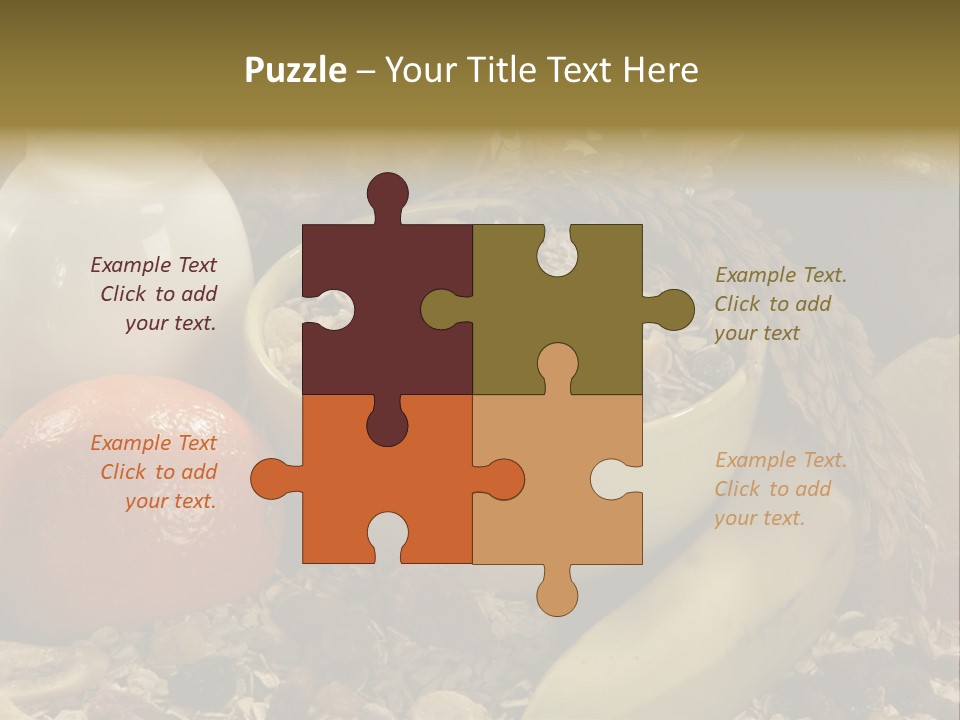 Diet Yogurt Cargo PowerPoint Template