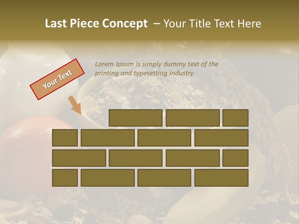 Diet Yogurt Cargo PowerPoint Template