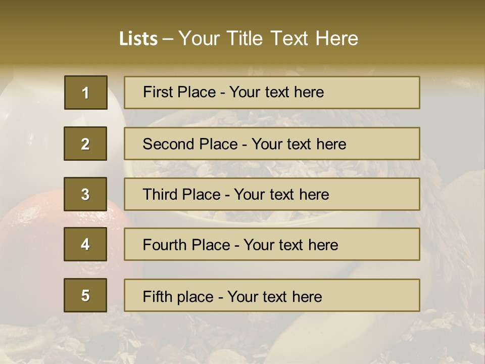 Diet Yogurt Cargo PowerPoint Template