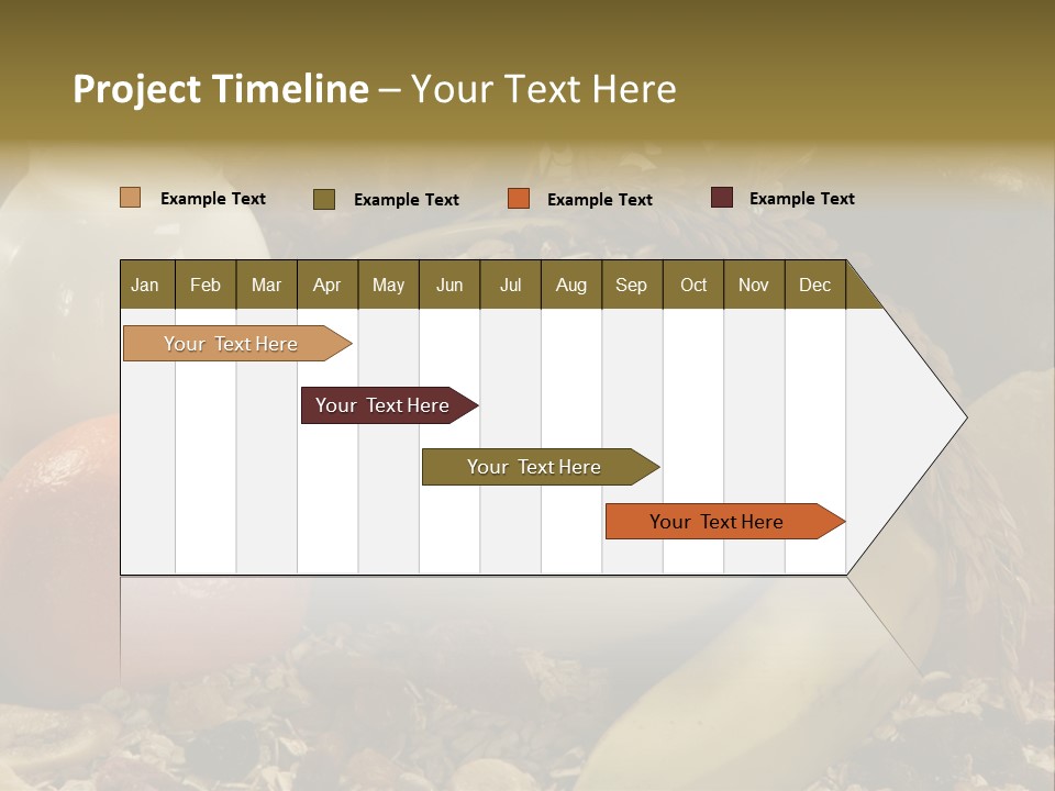 Diet Yogurt Cargo PowerPoint Template