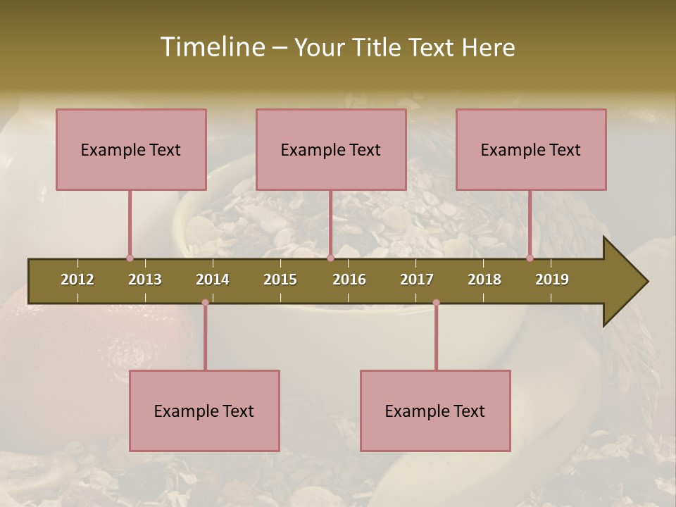 Diet Yogurt Cargo PowerPoint Template