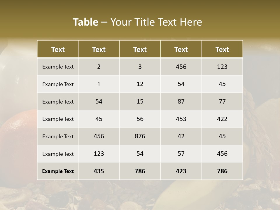 Diet Yogurt Cargo PowerPoint Template