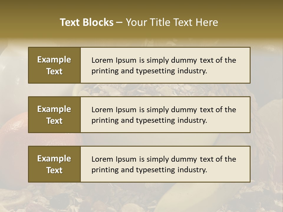 Diet Yogurt Cargo PowerPoint Template