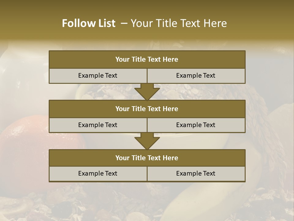 Diet Yogurt Cargo PowerPoint Template