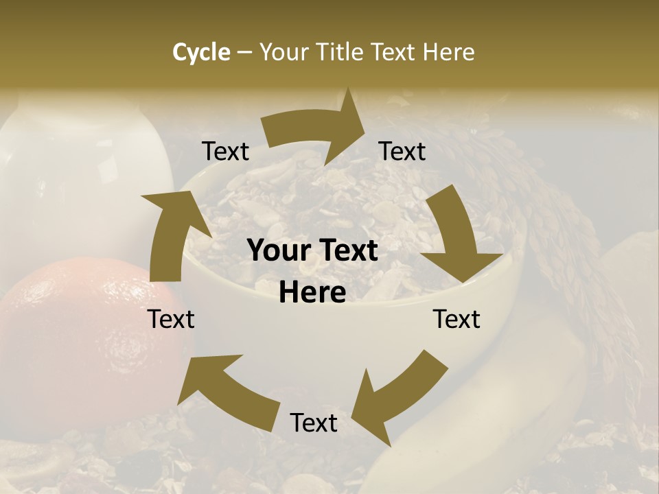 Diet Yogurt Cargo PowerPoint Template