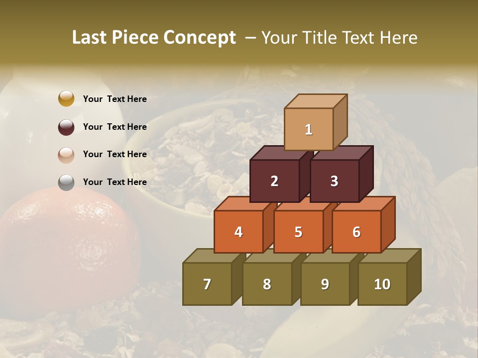 Diet Yogurt Cargo PowerPoint Template