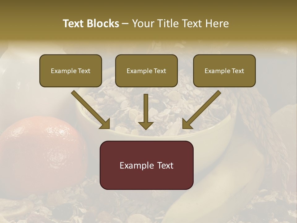 Diet Yogurt Cargo PowerPoint Template
